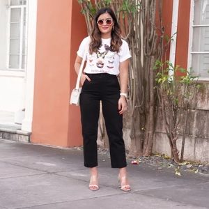 Everlane high waist straight crop pants 6 (v722)